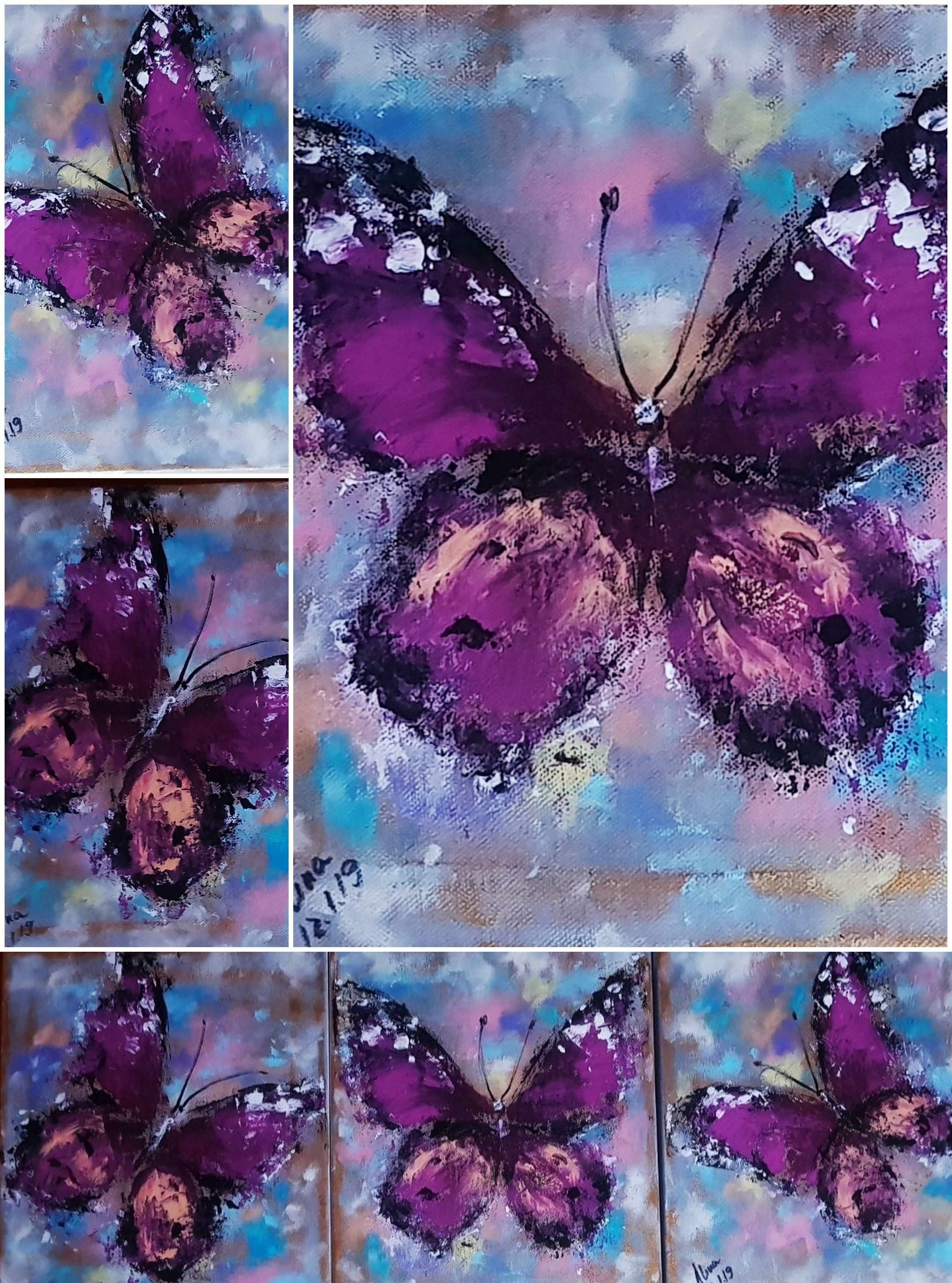 ArteDiAlina.com painting: end of the metamorphosis